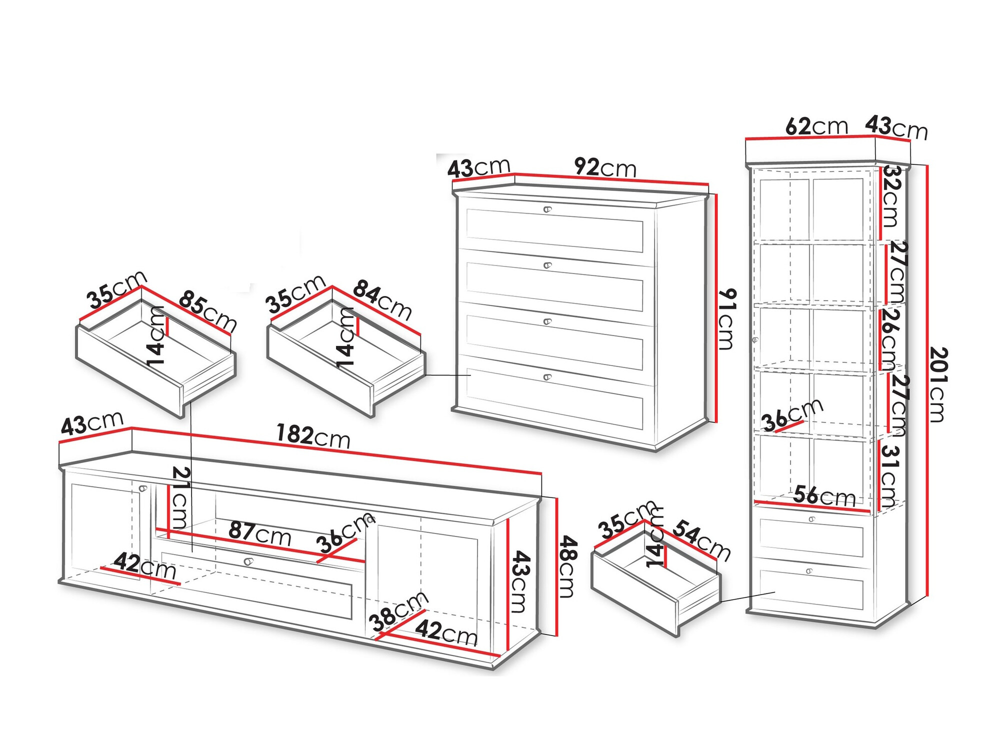 Wohnzimmer-Sets Comfivo Custos