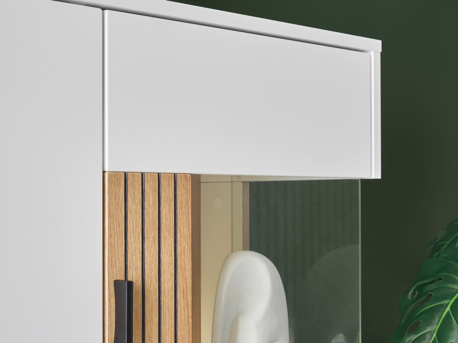 Sideboard Belmelu 102 (Weiß + Eichenholzoptik)