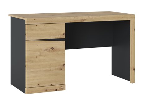 Bürotisch Venlori 120 (Anthrazit + Artisan Eichenholzoptik)