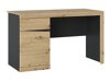 Bürotisch Venlori 120 (Anthrazit + Artisan Eichenholzoptik)