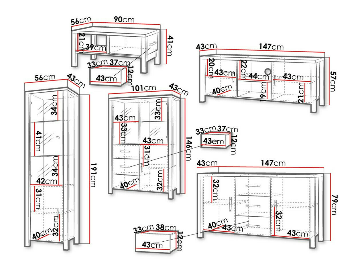 Wohnzimmer-Sets Tornua 108