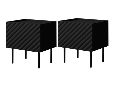 Set mit Nachttischen Mortali 107 (Schwarz)