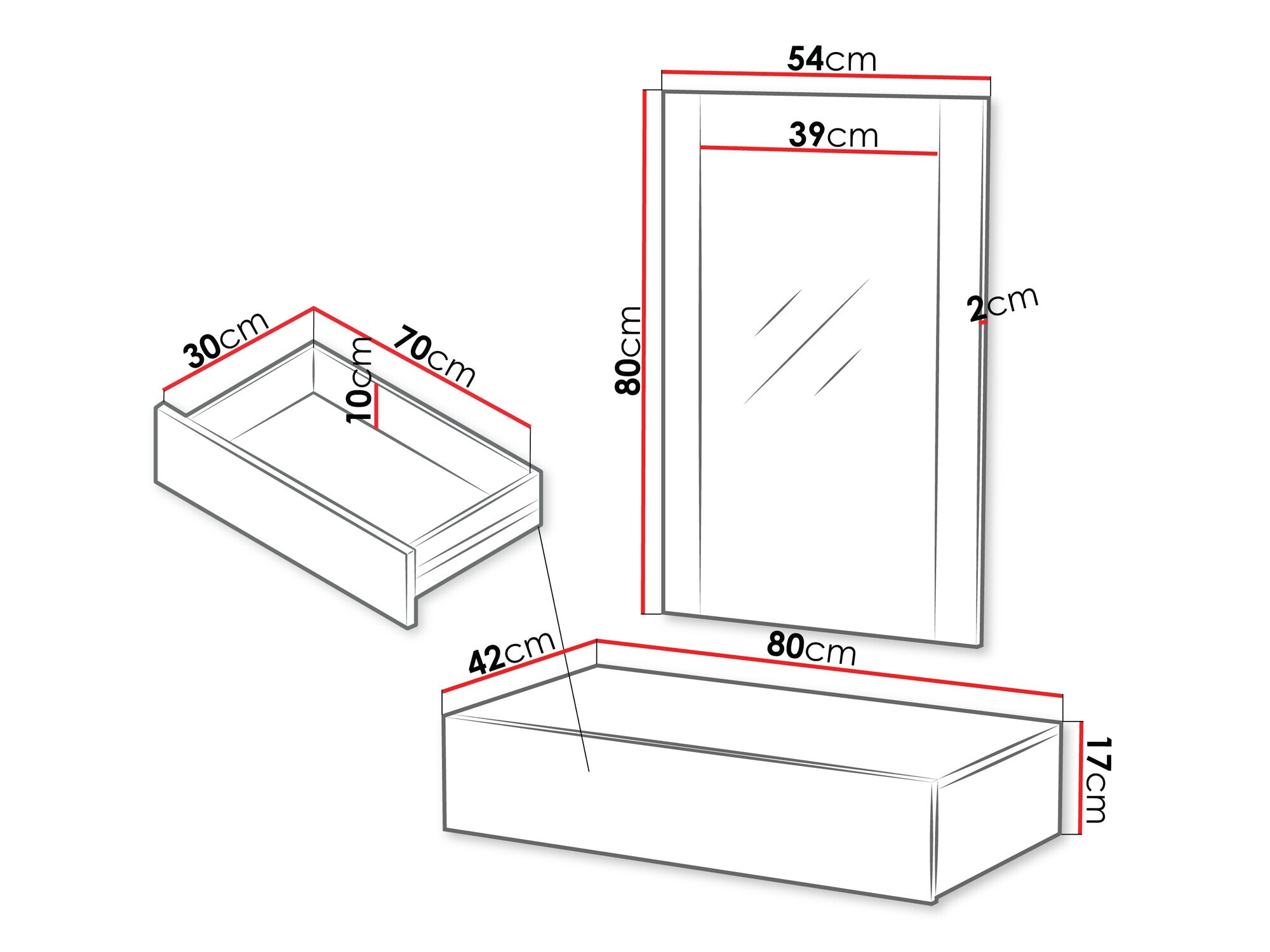 Schminktisch Melala 109