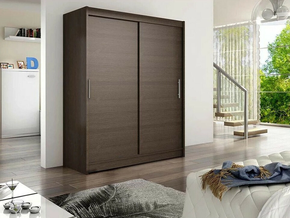 Kleiderschrank Closico 103 (Eichenholzoptik dunkel)