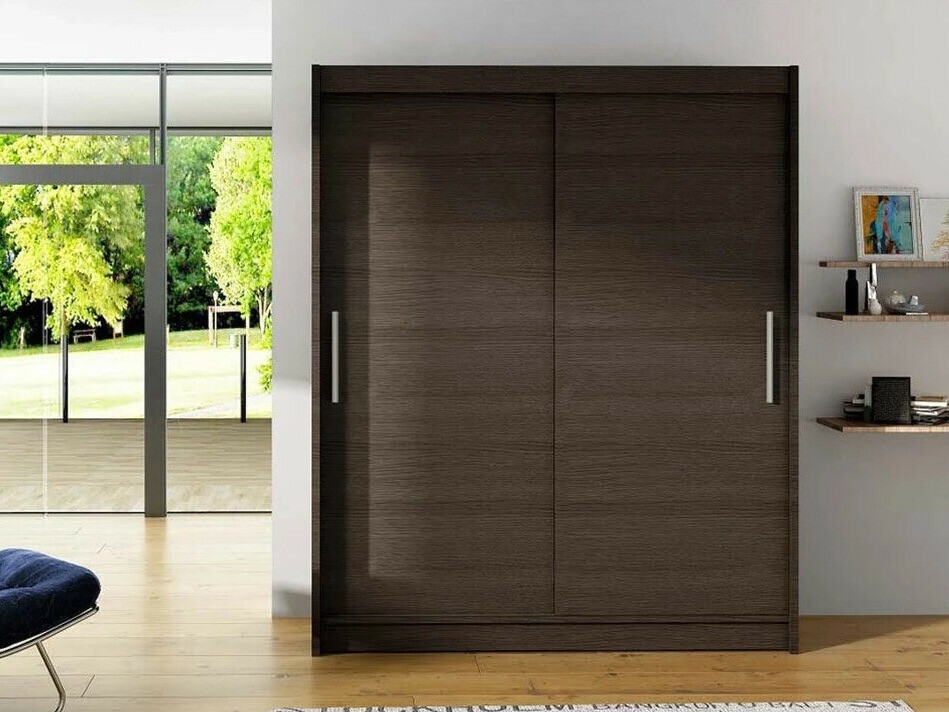 Kleiderschrank Closico 103 (Eichenholzoptik dunkel)