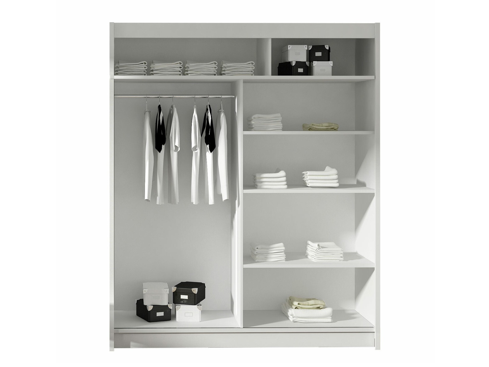 Kleiderschrank Closico Camera VI (Weiß)