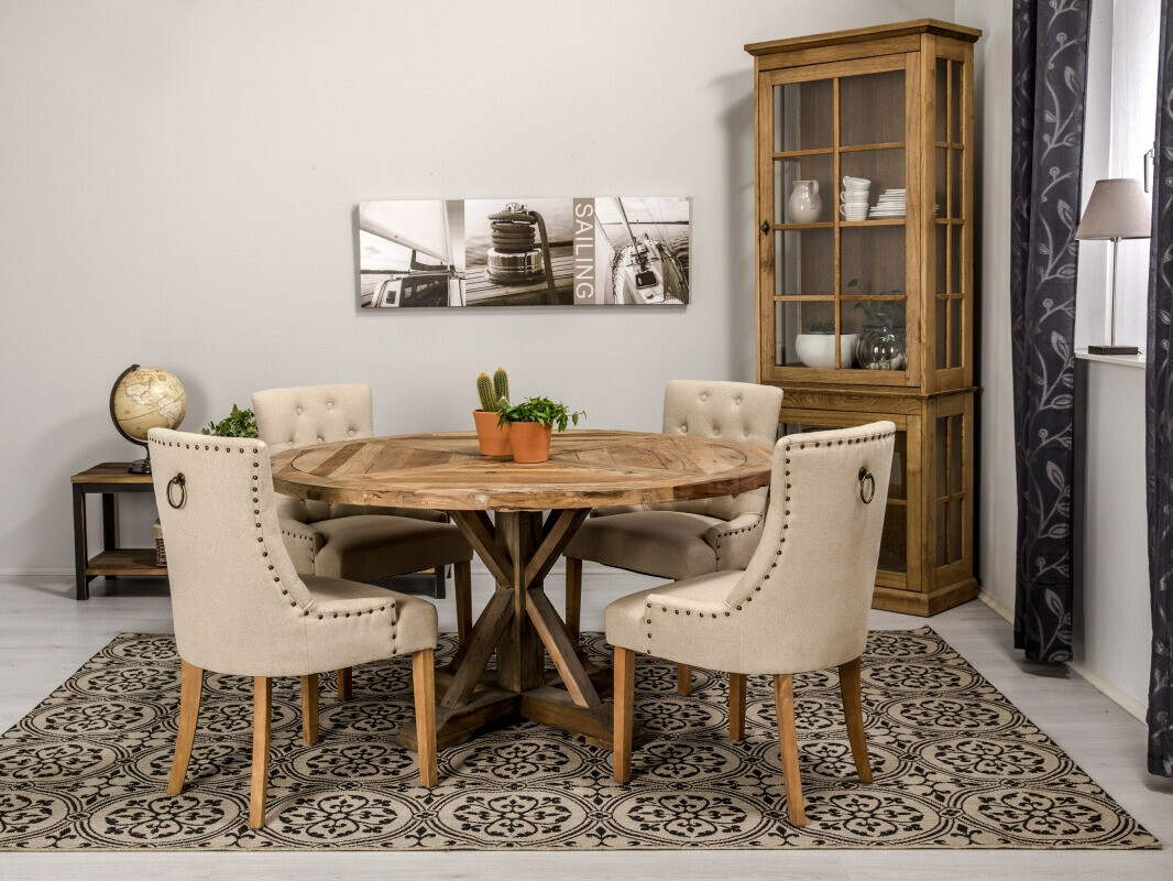 Essgruppe Bloomington 209 (Beige + Braun)