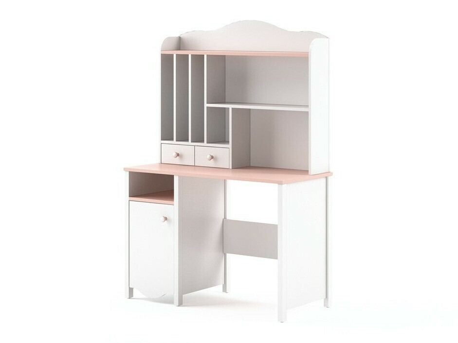 Regal Velferi 115 (Weiß + Rosa)