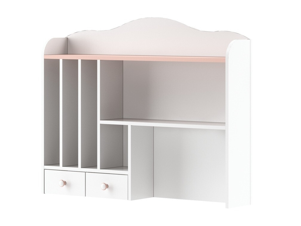 Regal Velferi 115 (Weiß + Rosa)
