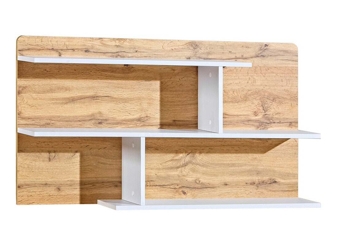 Wandregal Evaropha 111 (Wotan Eiche + Weiß)