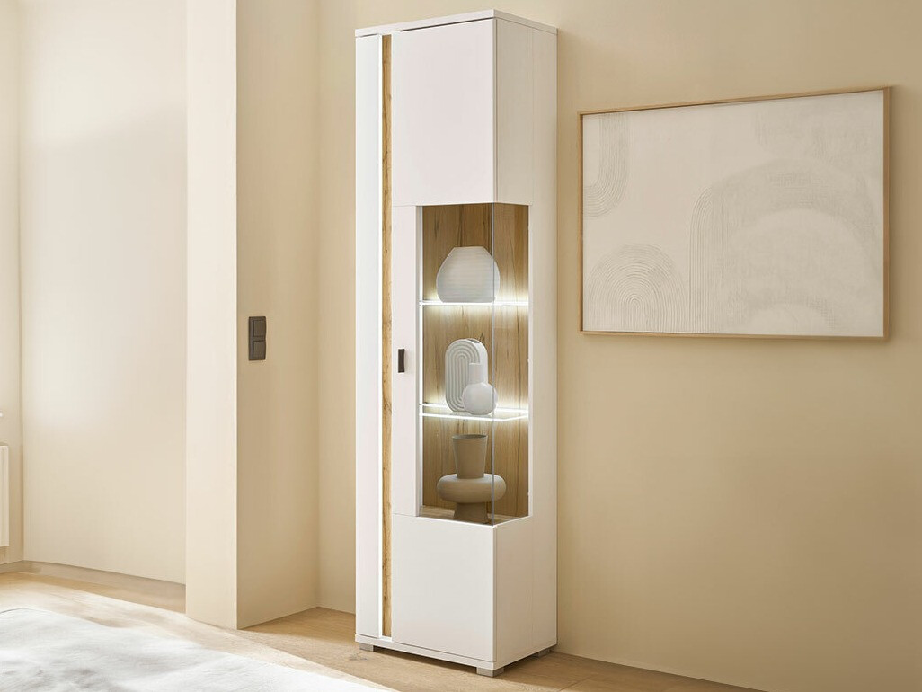 Regal Avimavi 100 (Weiß + Wotan Eiche)