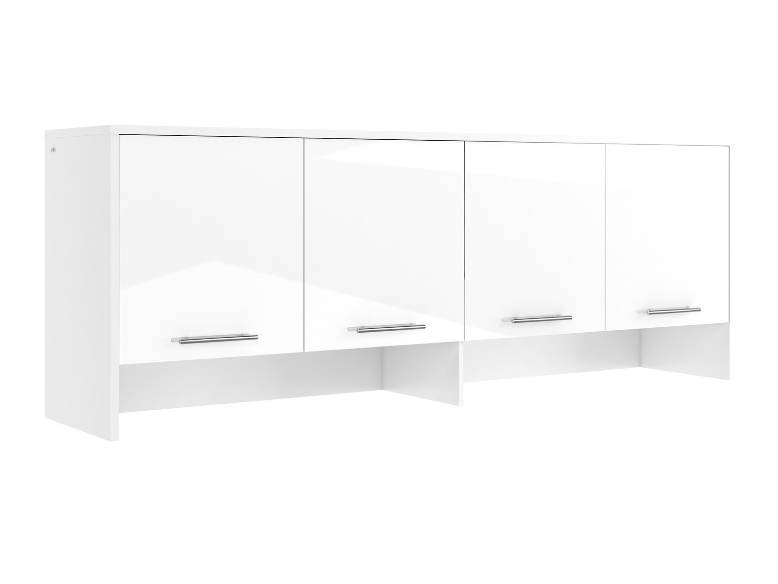 Sideboard Concept Pro Lenart I (Weiß + Weiß glänzend)
