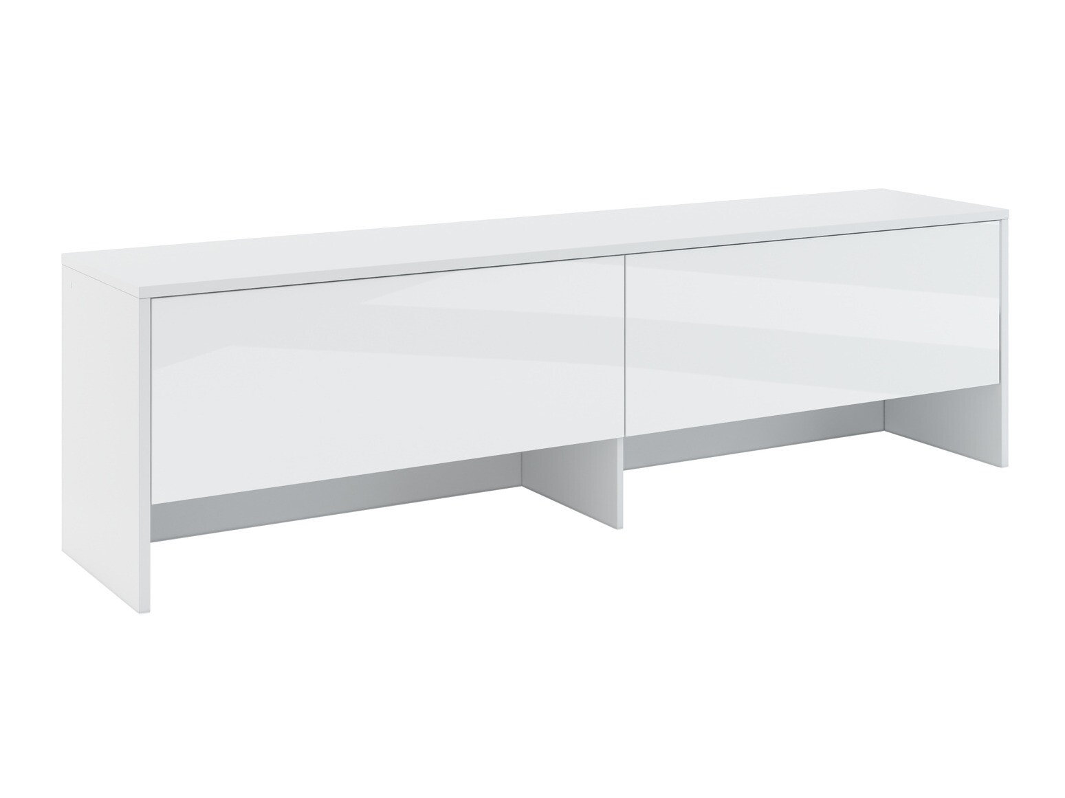 Sideboard Concept Pro Lenart III (Weiß + Weiß glänzend)