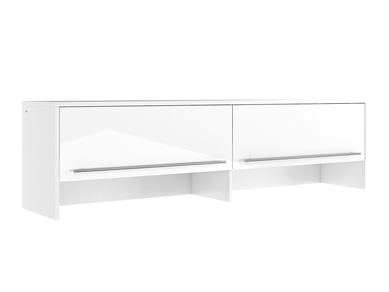 Sideboard Concept Pro Lenart (Weiß + Weiß glänzend)