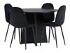 Essgruppe Dallas 4008 (Schwarz)