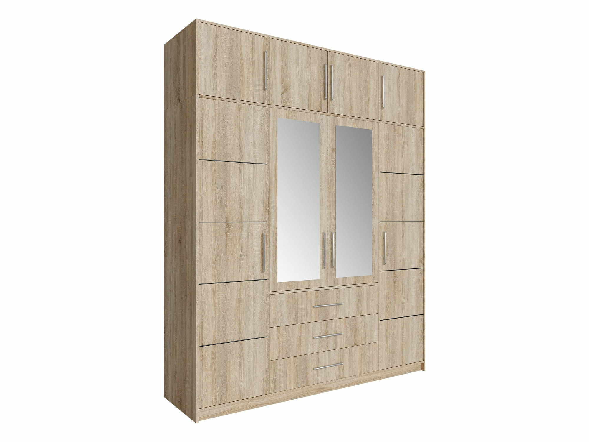 Kleiderschrank Dortivu I (Sonoma Eichenholzoptik)