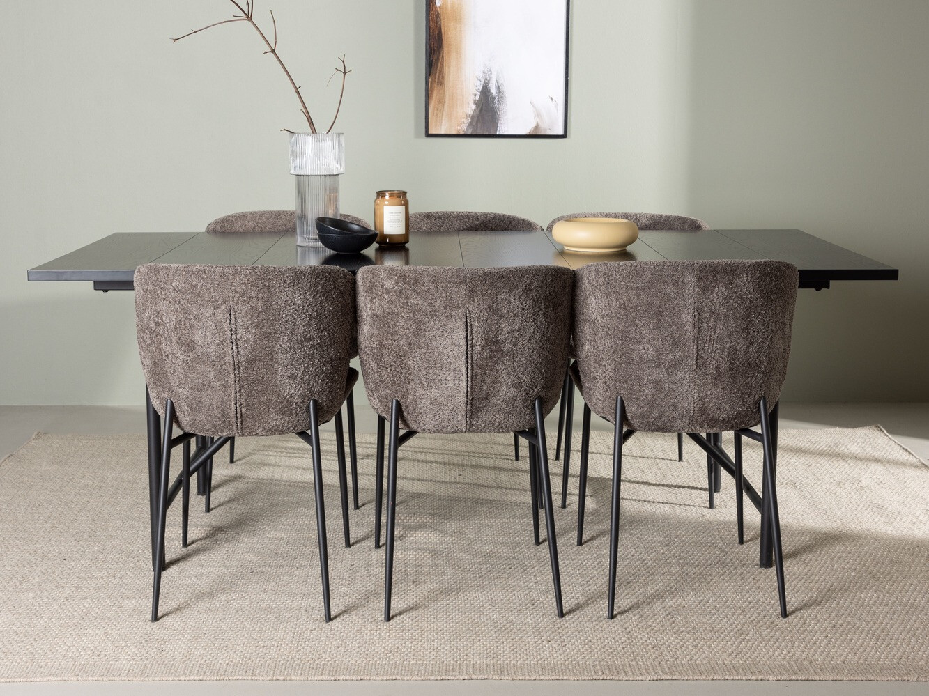 Essgruppe Dallas 4192 (Braun + Schwarz)
