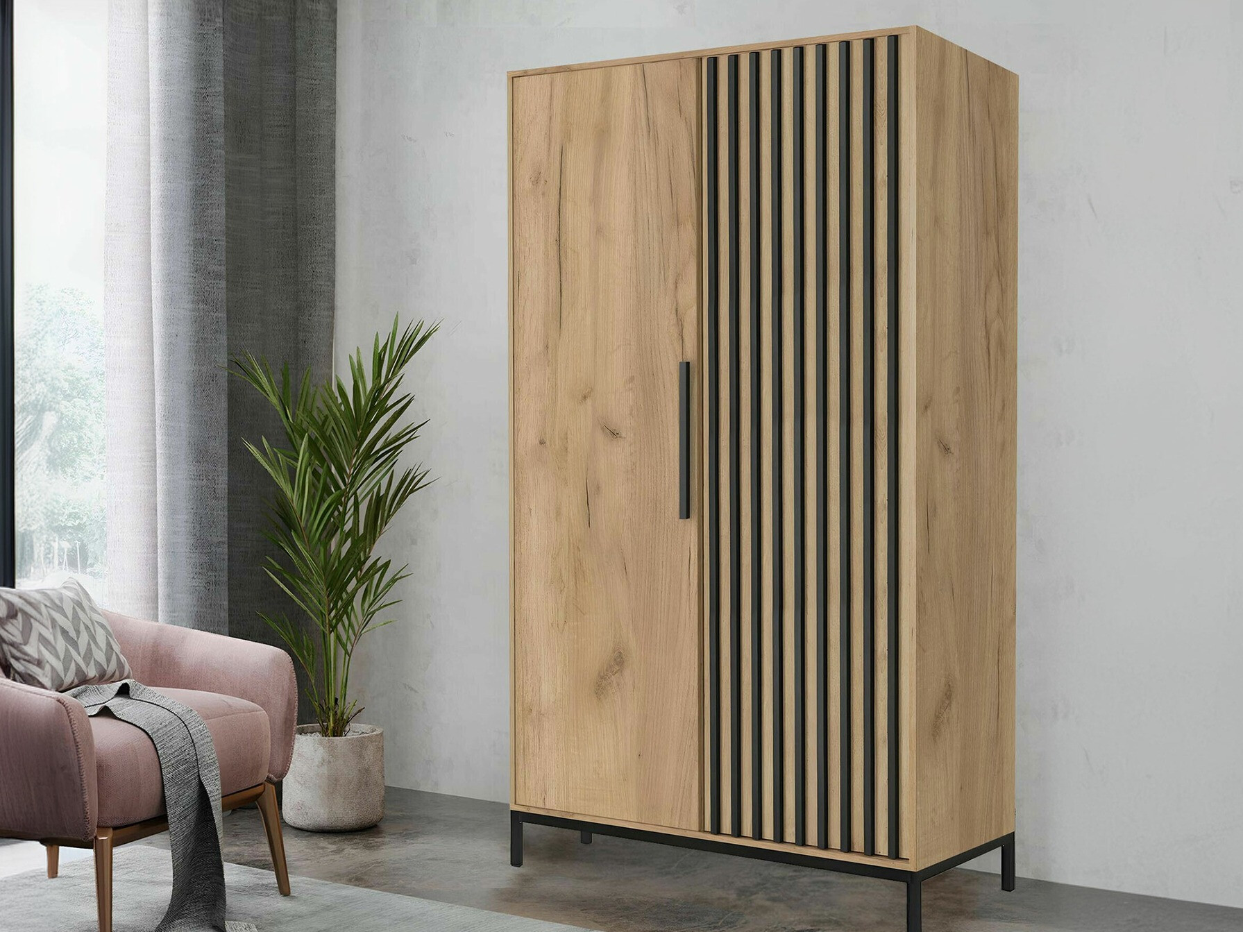 Kleiderschrank Velvesu 105