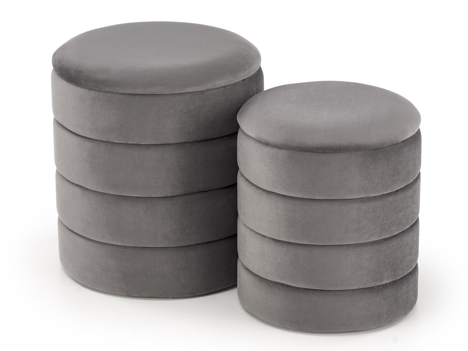 Hocker-Set Houston 1780 (Grau)
