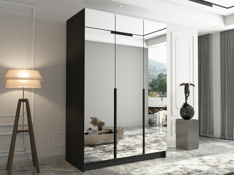 Kleiderschrank Closico 196 (Schwarz)