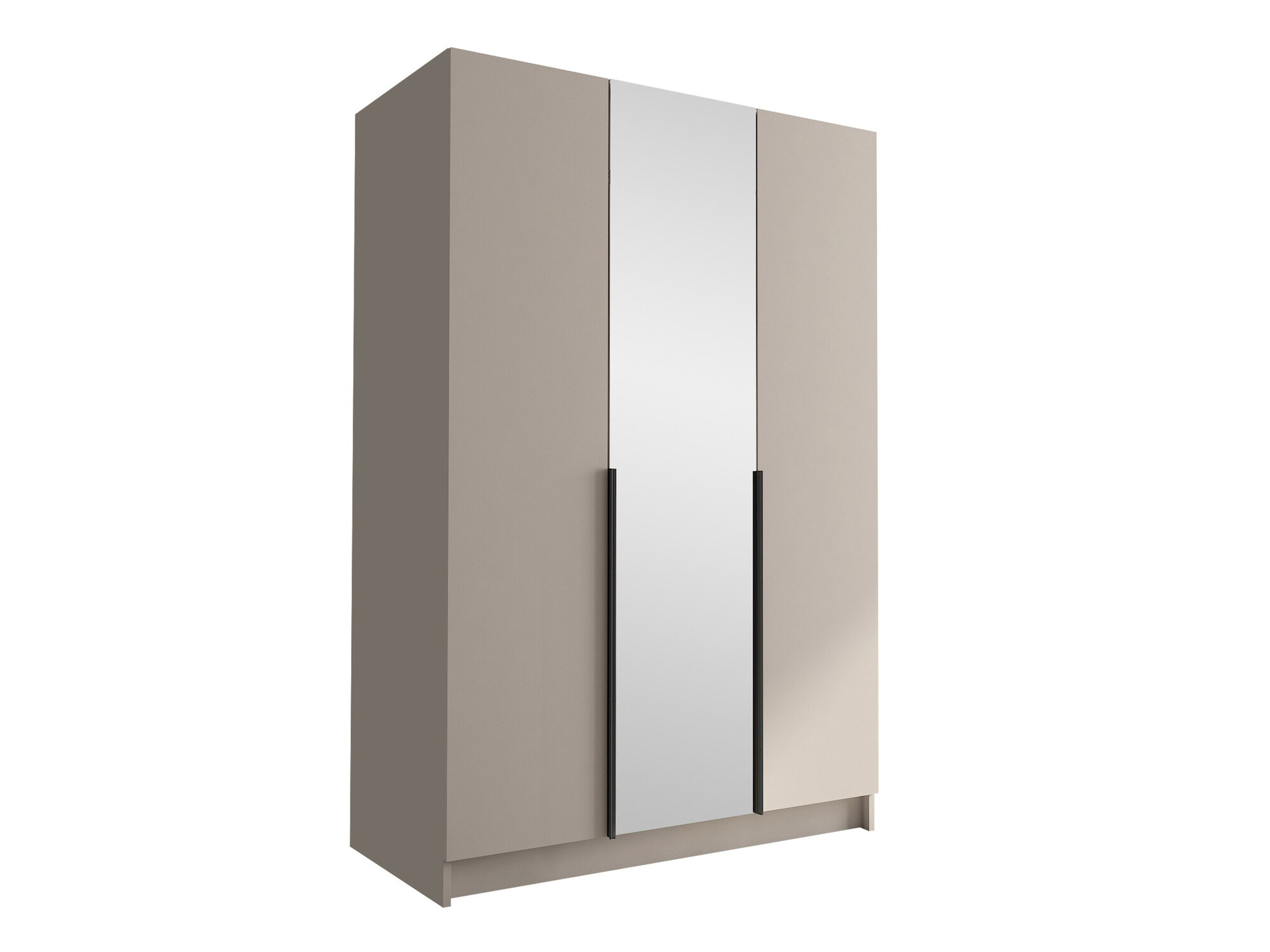 Kleiderschrank Closico Decoron II (Kaschmir + Schwarz)