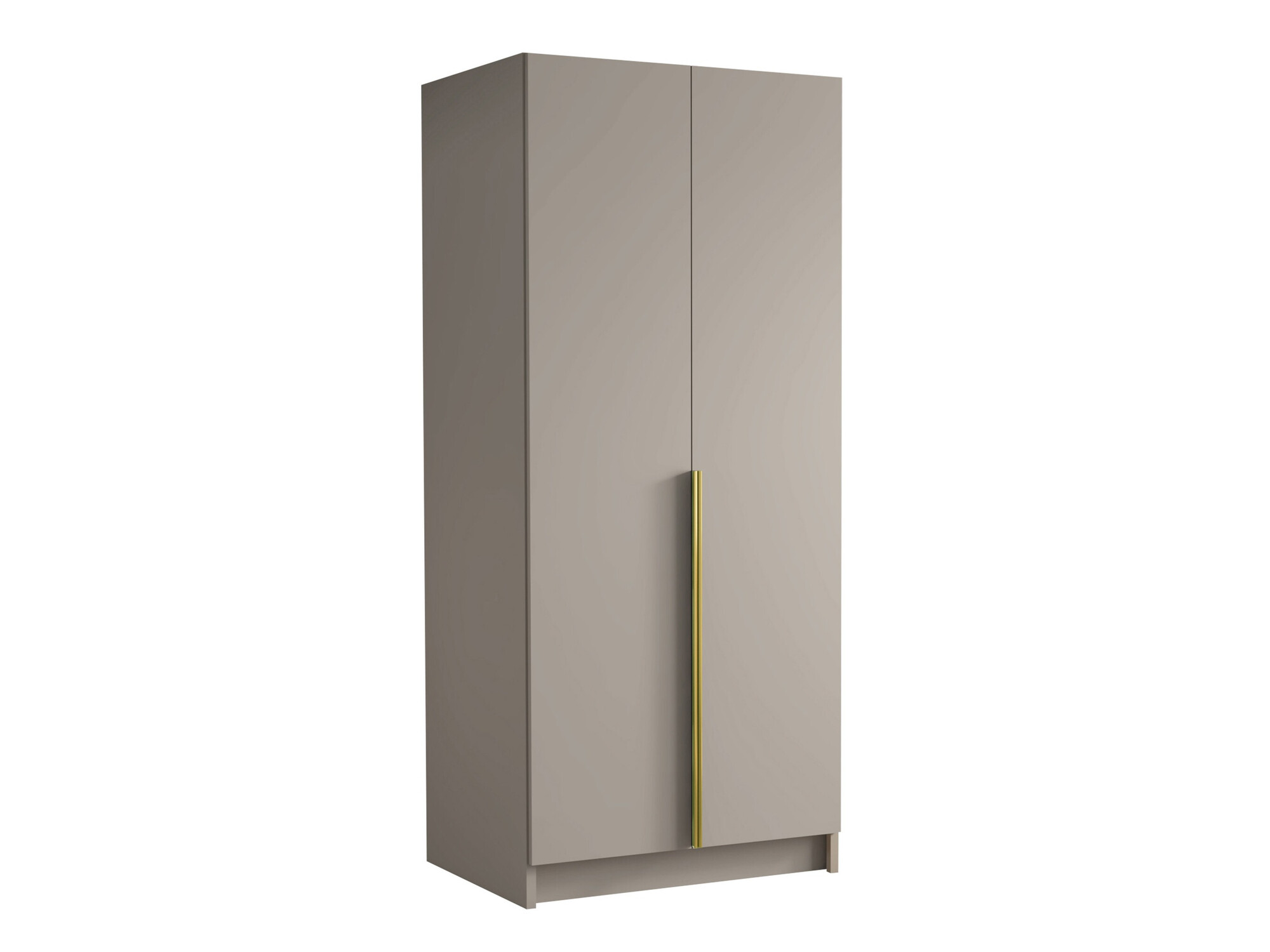 Kleiderschrank Closico Staton I (Kaschmir + Gold)