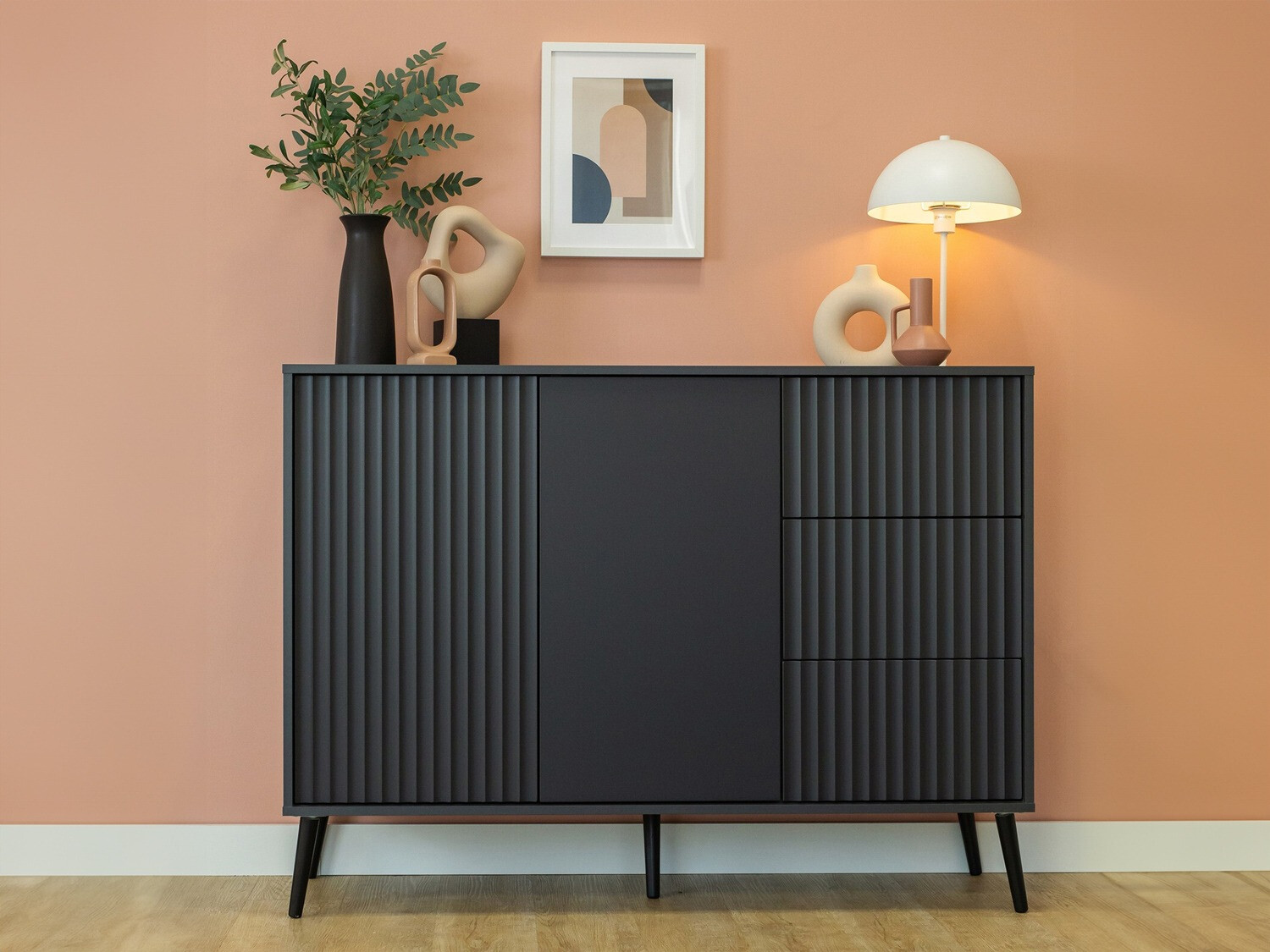 Kommoden Cirferi 101 (Anthrazit)