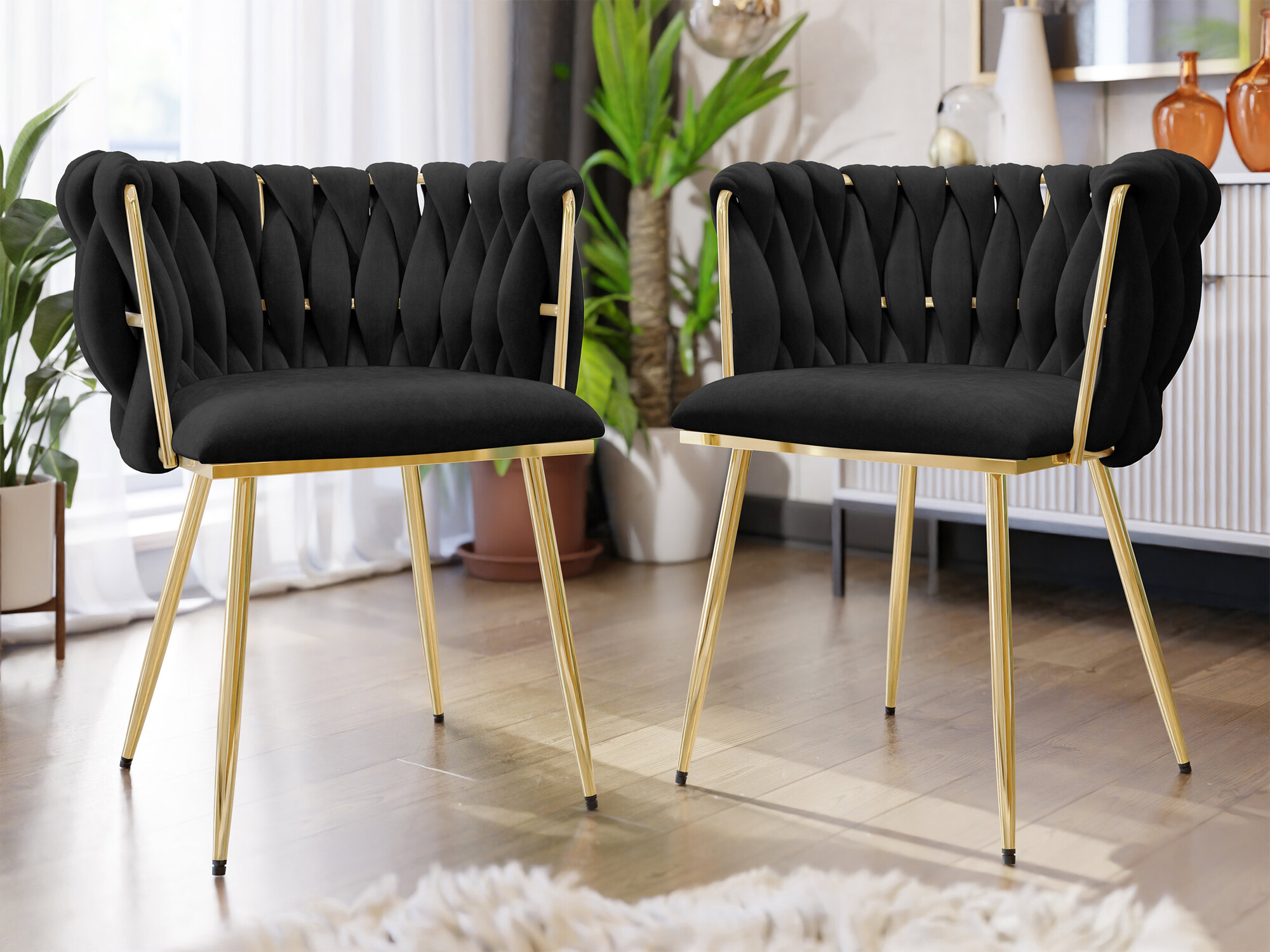 Stuhl Comfivo Hilaritas XI (Gold + Schwarz)
