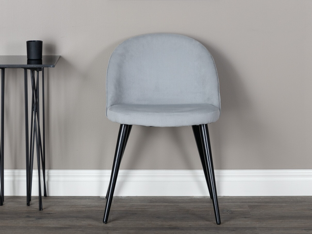 Stuhl Dallas 136 (Grau + Schwarz)