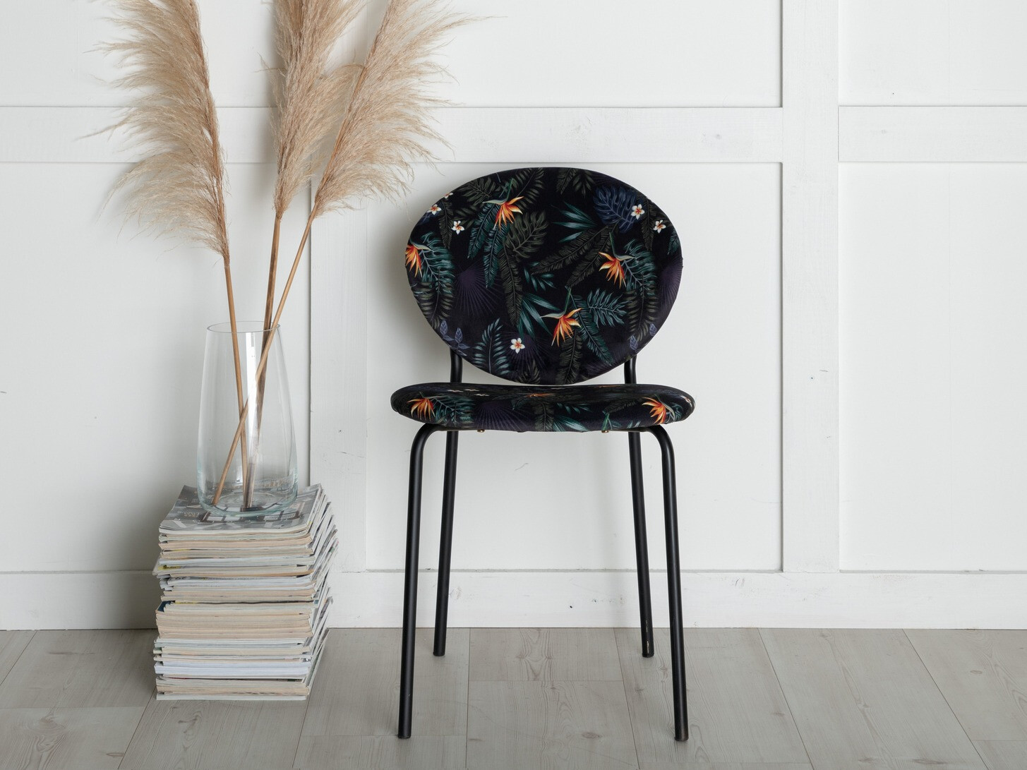 Stuhl Dallas 167 (Geblümtes Muster)