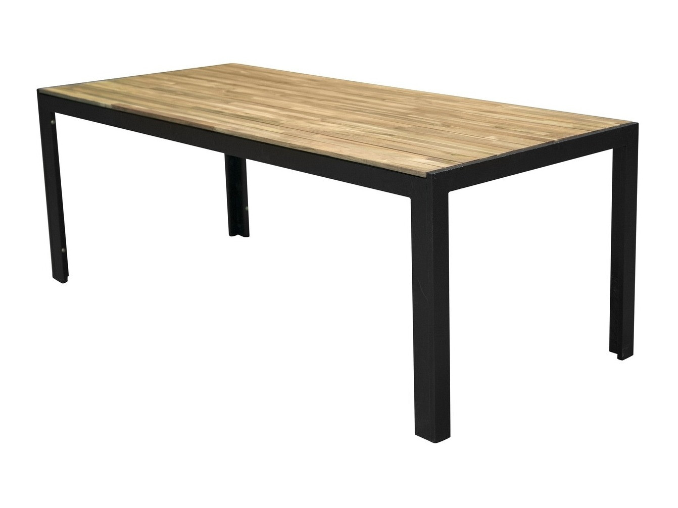 Gartentisch Dallas 673 (Akazie + Schwarz)