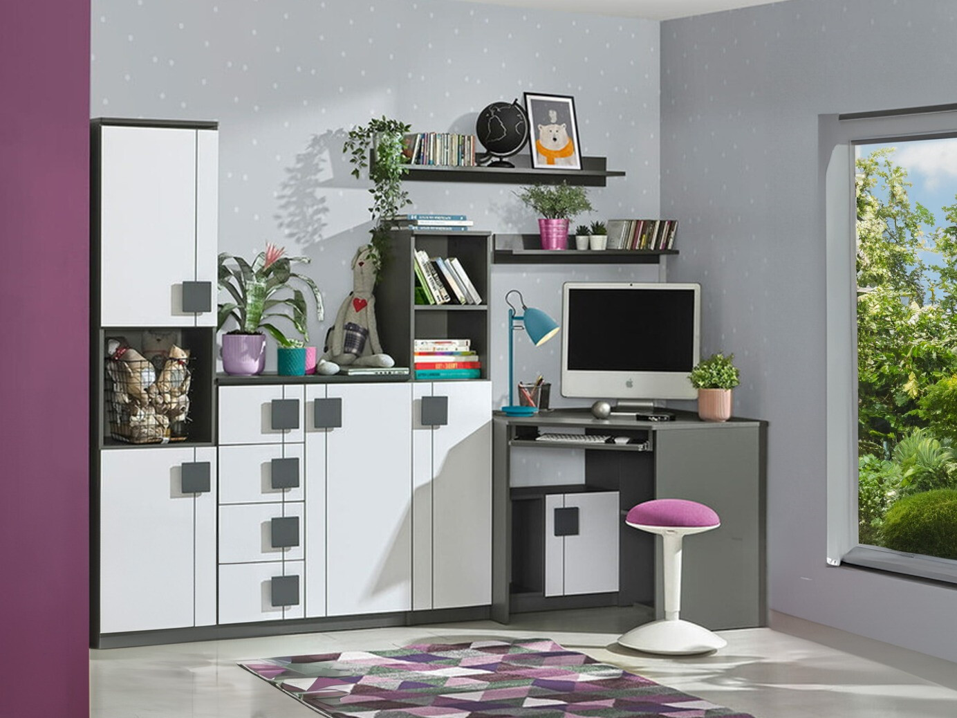 Kinderzimmer-Set Elmenou 120