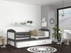 Bett Aurora 128 (Grau)