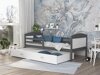 Bett Aurora 128 (Grau)