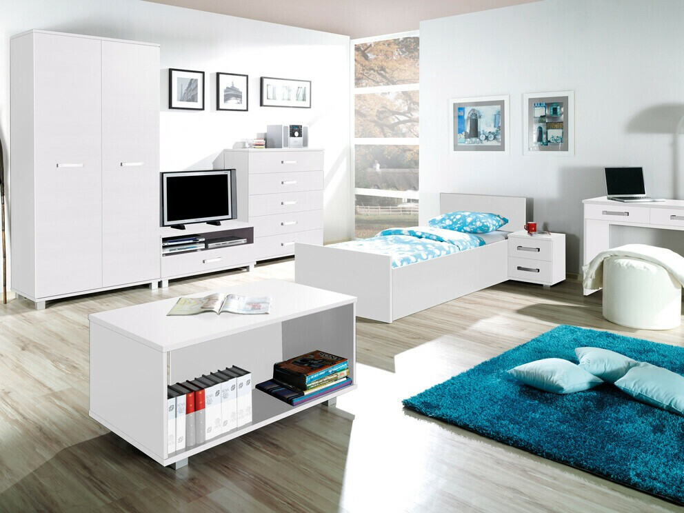 Kleiderschrank Cirevau 104 (Weiß)