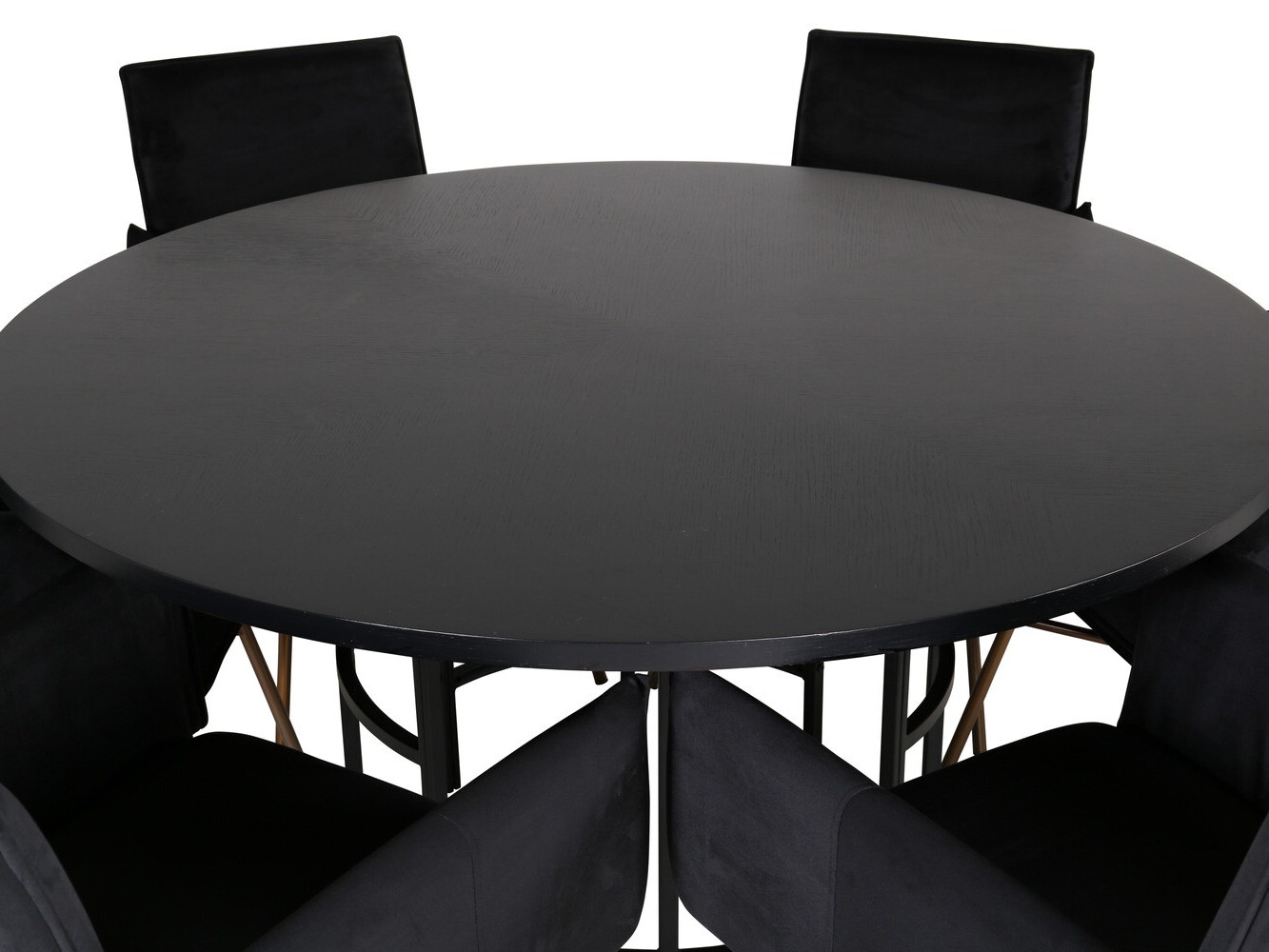 Essgruppe Dallas 2391 (Schwarz + Messing)