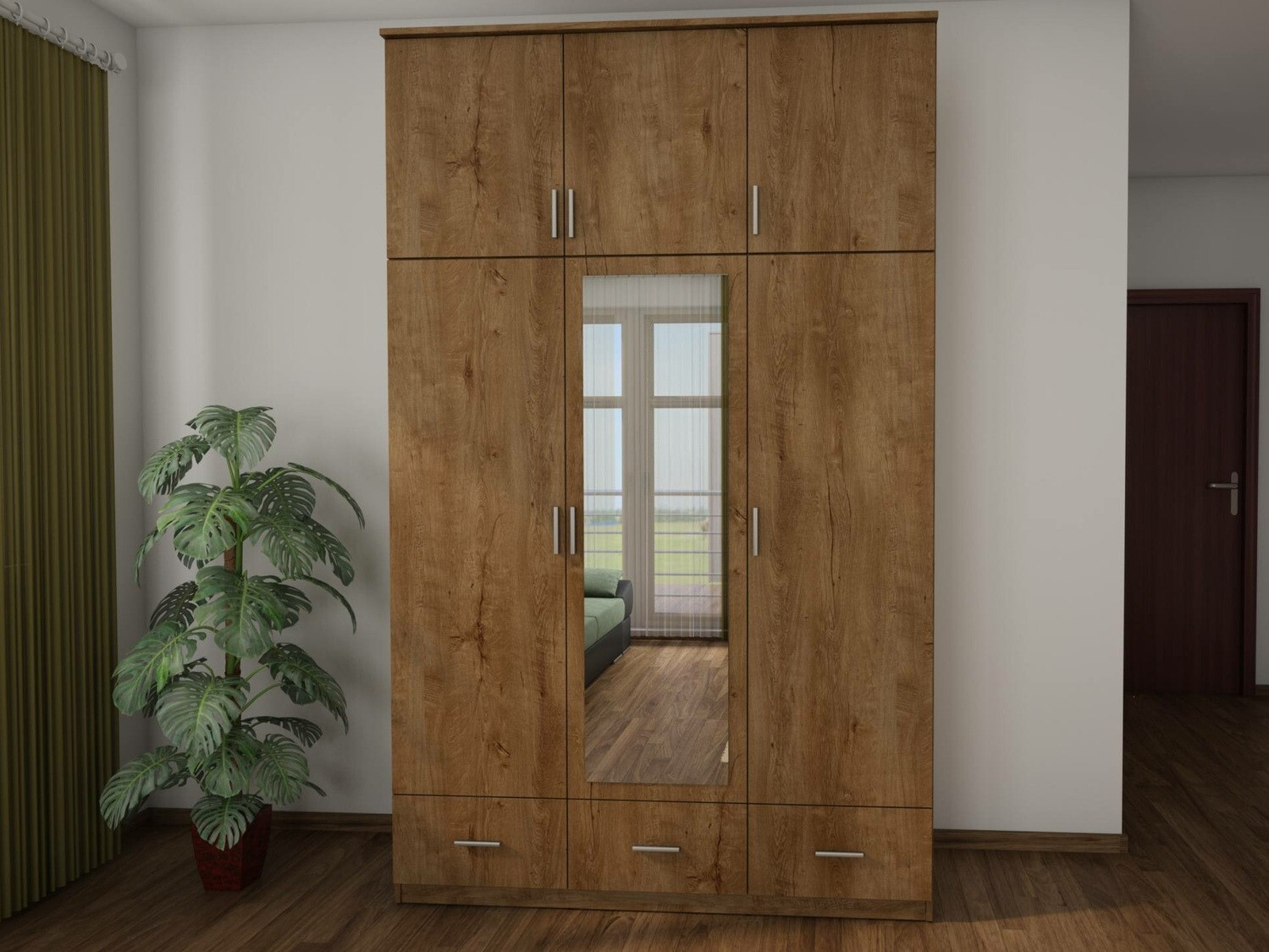Kleiderschrank Lexington 159 (Lefkas-Eiche)