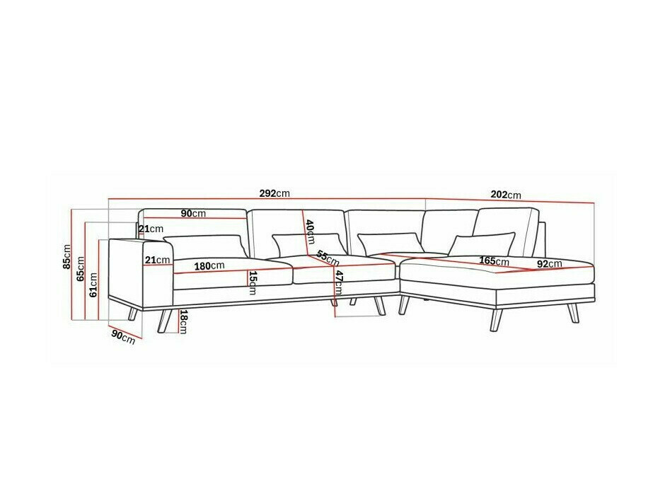 Ecksofa Floromo 106 (Lincoln 03)