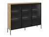 Sideboard Fernolu 108 (Artisan Eichenholzoptik + Schwarz)