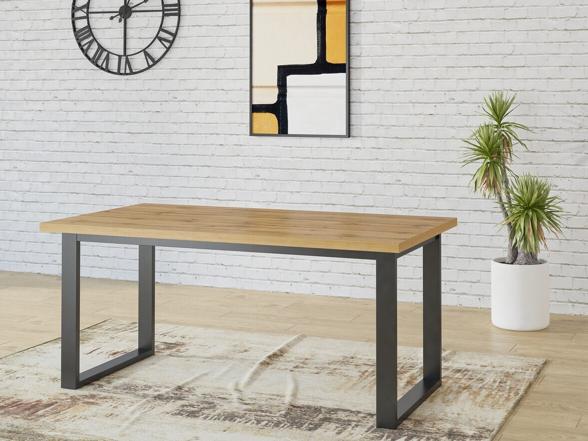 Tisch Avicavu 111 (Wotan Eiche + Schwarz)