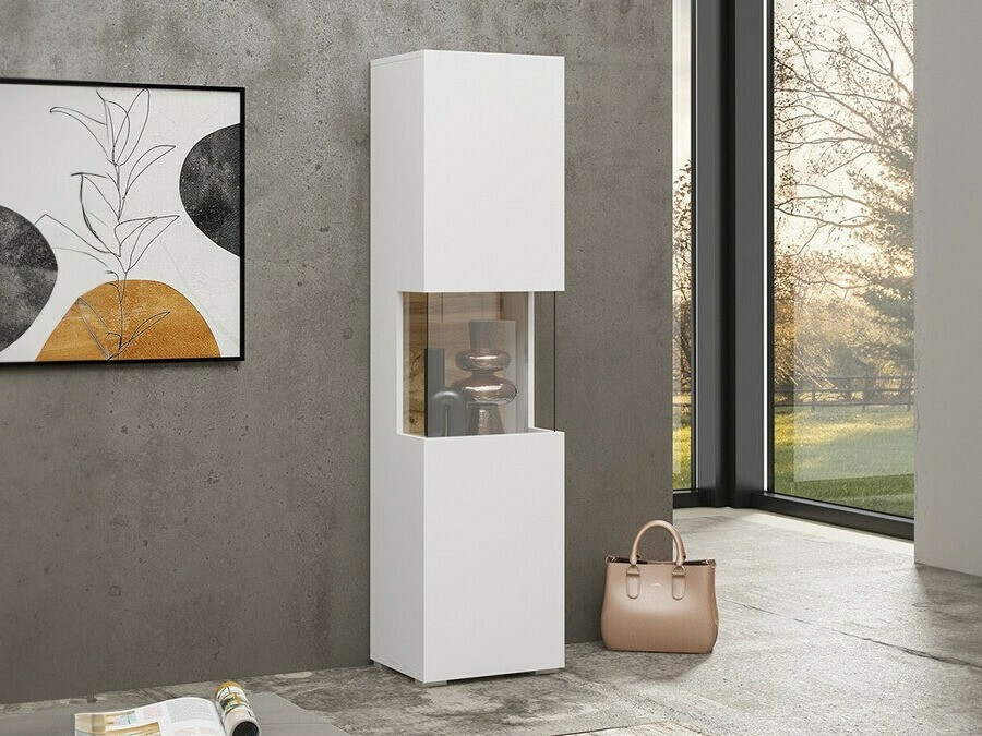 Regal Revmiru 100 (Weiß + Wotan Eiche)