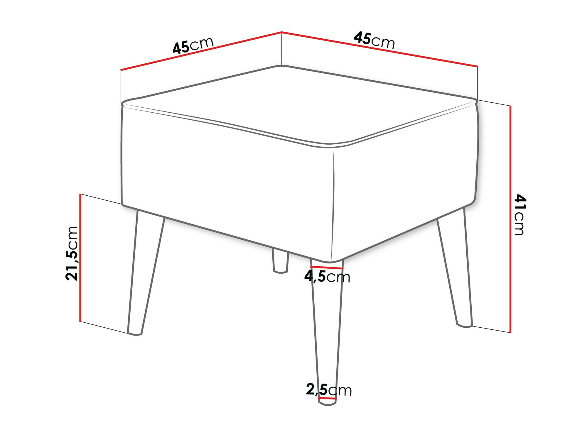 Hocker Comfivo Ulmus IV (Poso 02)