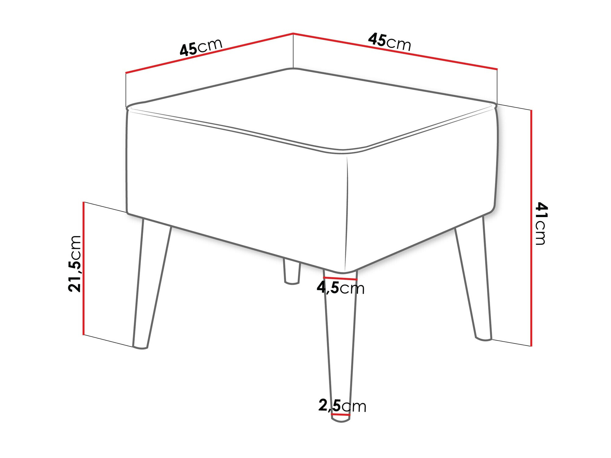 Hocker Comfivo Ulmus IV (Poso 100)