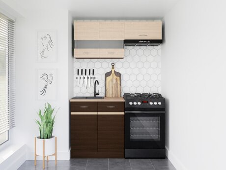 Modulares Küchenset Eli Dark 116