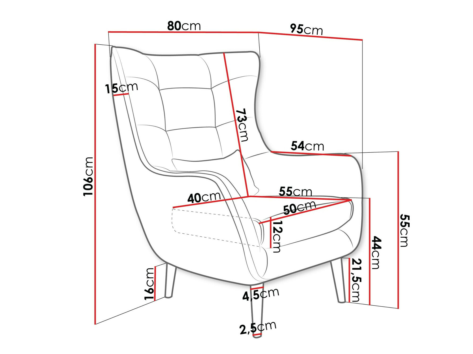 Sessel Comfivo Ulmus III (Poso 22)