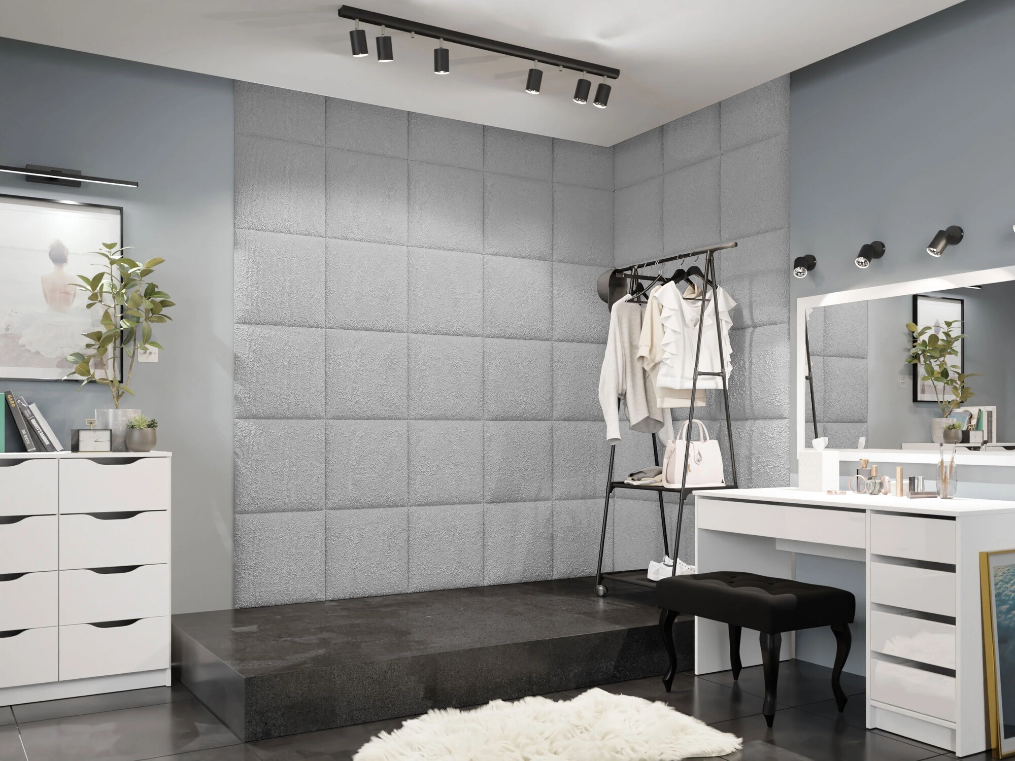 Weiches Wandpaneel Comfivo Ovis VIII (Abriamo 06) (42x42)