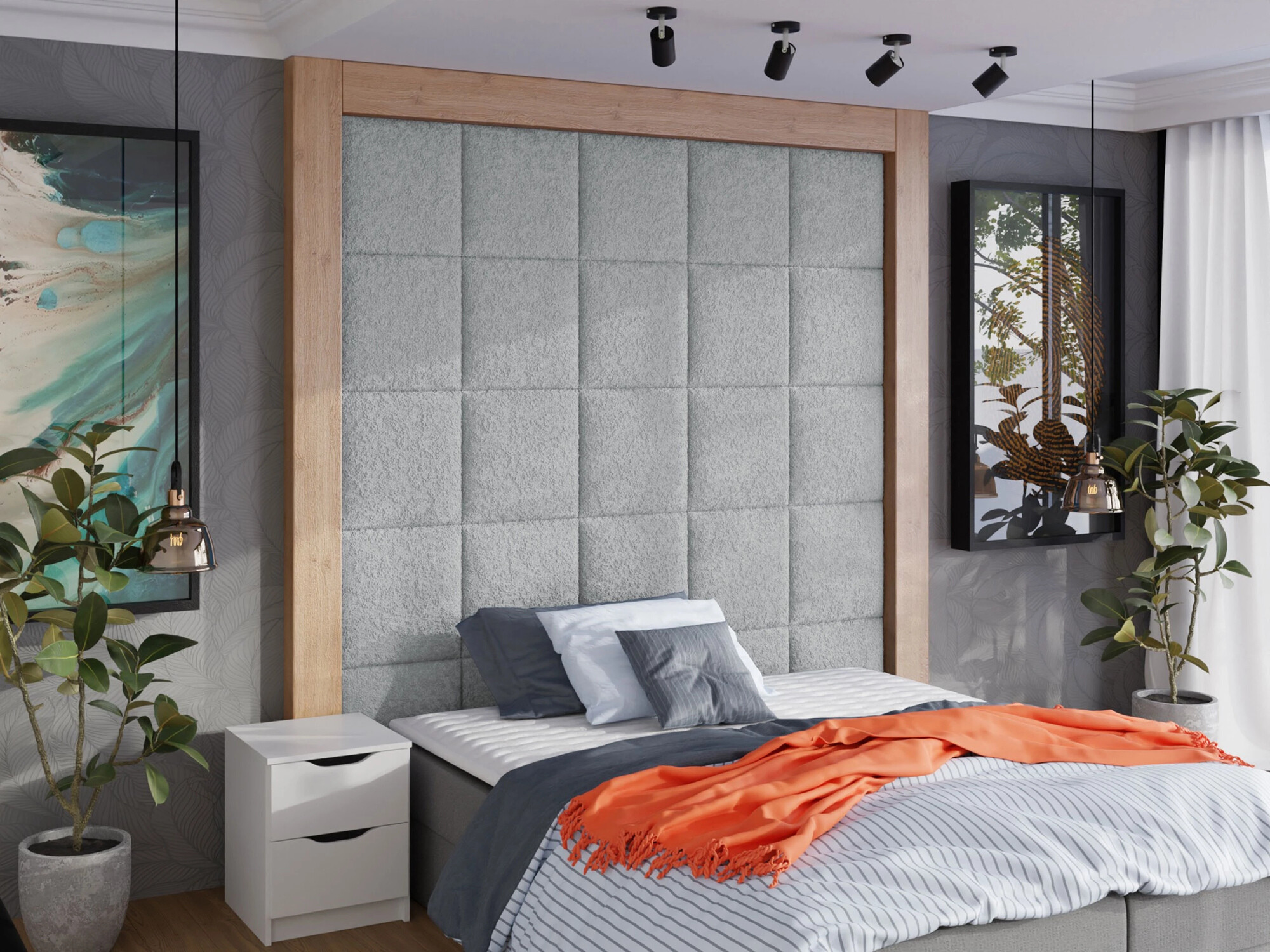 Weiches Wandpaneel Comfivo Ovis VIII (Abriamo 06) (42x42)