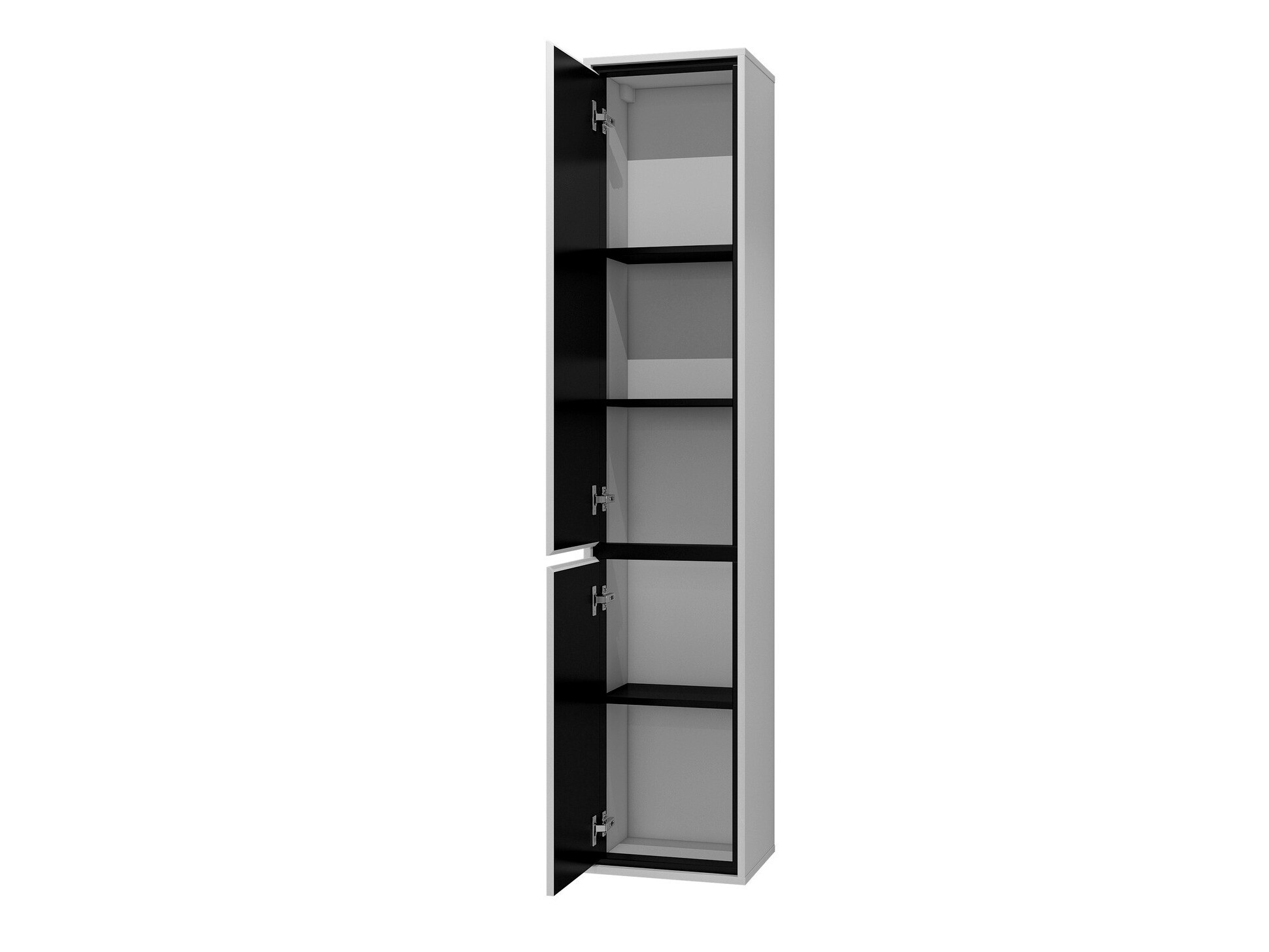 Badezimmer-Set Tecavu 105 (Weiß glänzend + Weiß)