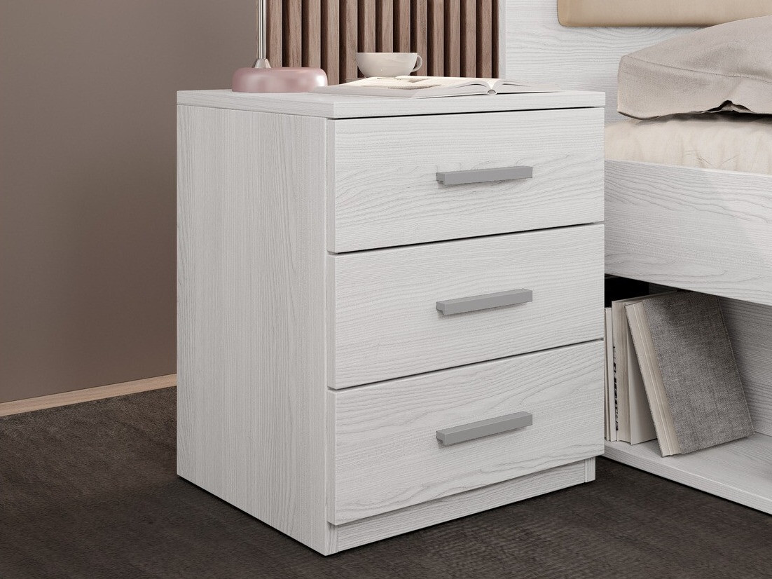 Nachttisch Levruvu 107 (Esche gebleicht)