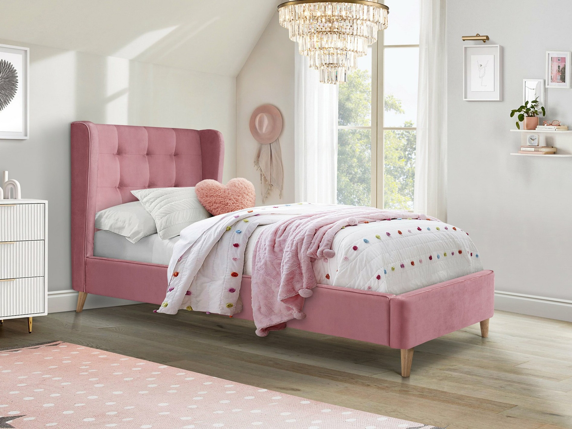 Bett Houston 1840 (Rosa)